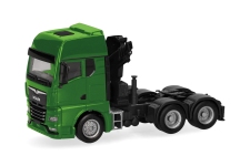 Herpa 313100-004 - H0 - MAN TGX GX Zugmaschine mit Ladekran- grün